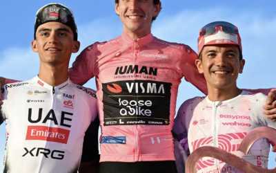 HISTÒRICO PODIO DE ISAAC DEL TORO EN EL GIRO DE ITALIA; LO FELICITA SHEINBAUM Y LO BENDICE EL PAPA LEON XIV